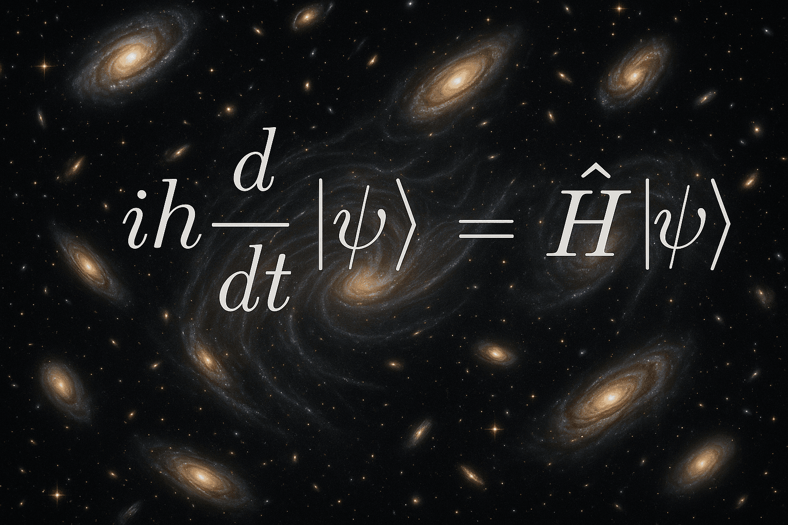 A universe blooming from the Schrödinger equation